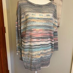Haptics Multicolor Knit Sweater